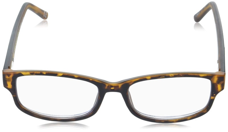 Foster Grant Conan Multifocus Rectangular Reading Glasses, Matte Dark Brown Demi/Transparent, 53 mm + 2 - Image 2